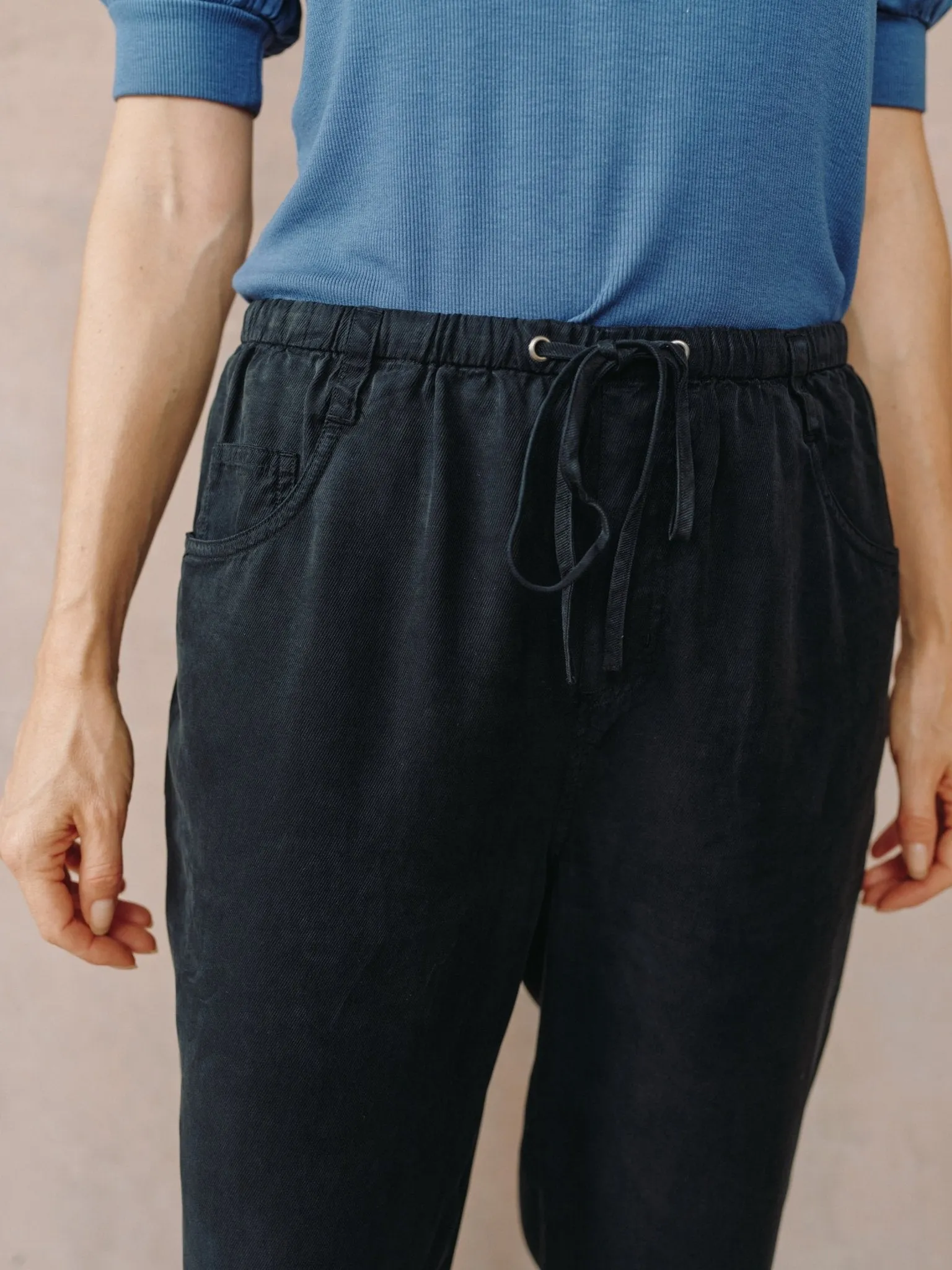 Pull On Trouser- Black sold by Bella Dahl product image thumbnail 5