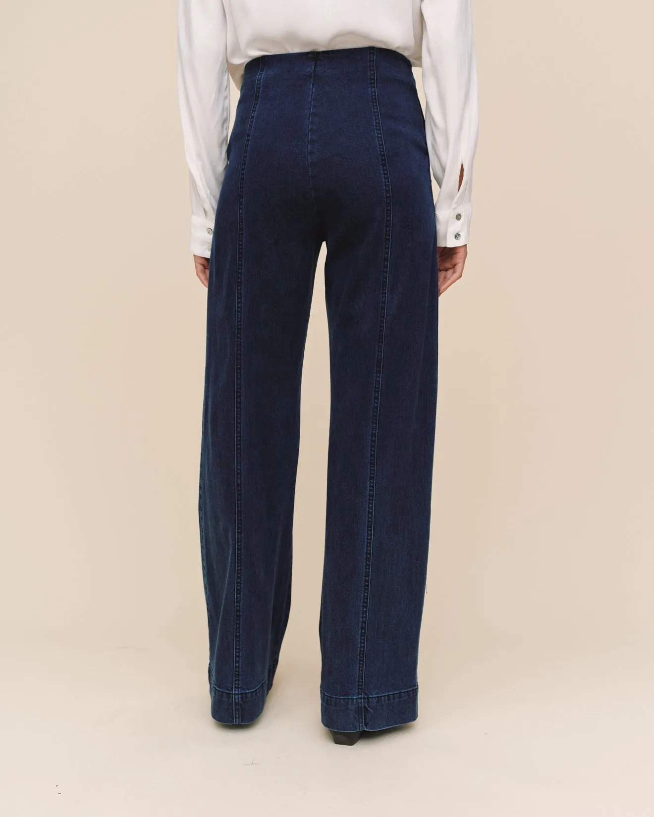 Side Zip Vintage Jean - Midnight Arctic Wash sold by Bella Dahl product image thumbnail 4