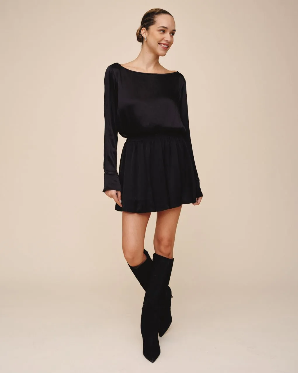 Soft Bubble Skirt - Black sold by Bella Dahl product image thumbnail 3