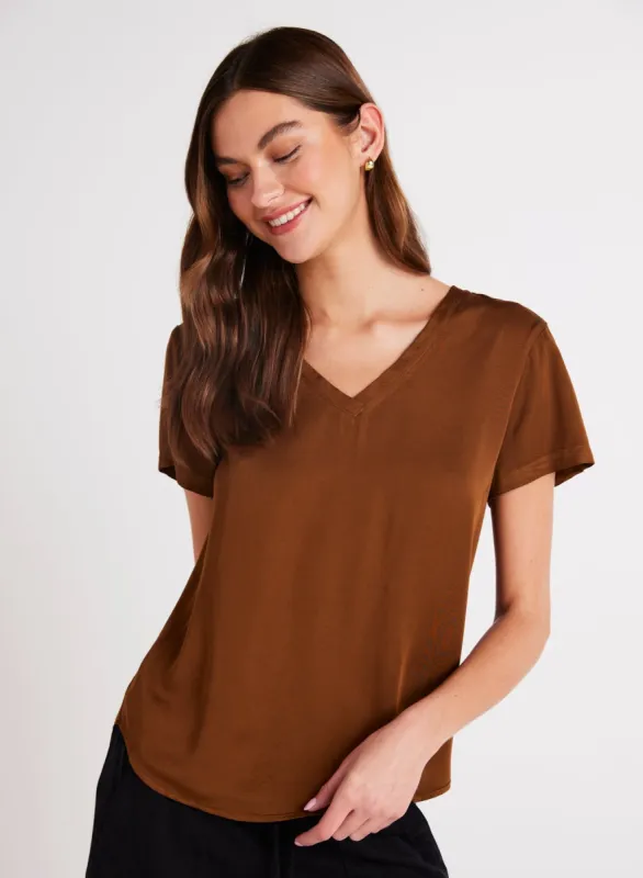 V-Neck Tee - Twilight Gold sold by Bella Dahl