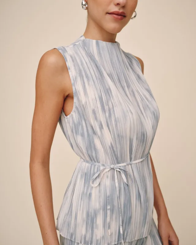 Mock Neck Top - Painted Snowfall sold by Bella Dahl