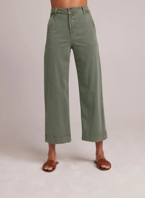 Saige Wide Leg Crop - Army Palm sold by Bella Dahl