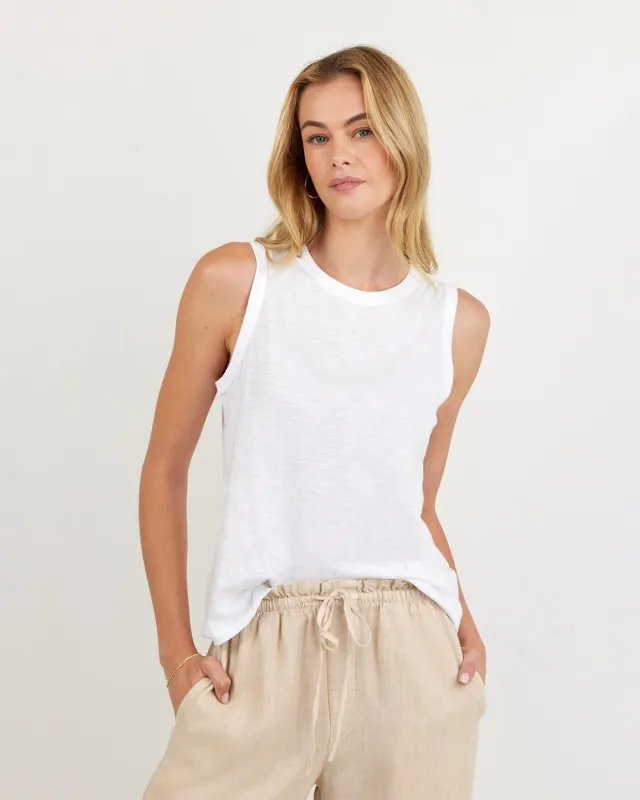 Easy Tank - White sold by Bella Dahl
