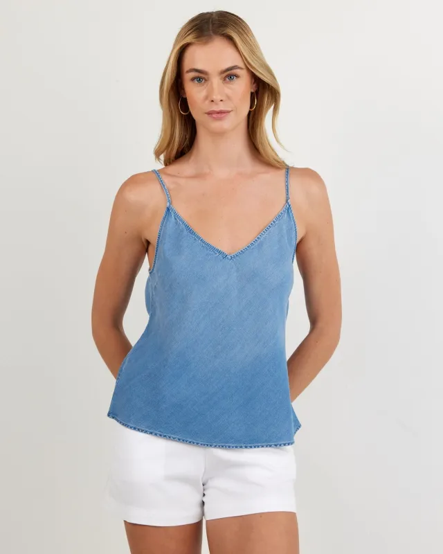 Clean Cami - Indigo Harbor Wash sold by Bella Dahl
