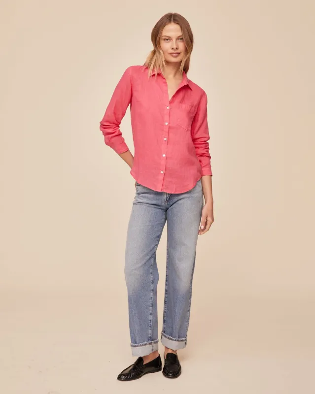 Pocket Button Down - Spiced Hibiscus sold by Bella Dahl