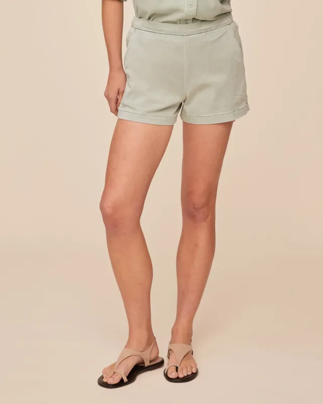 Catalina Clean Front Short - Oasis Green sold by Bella Dahl