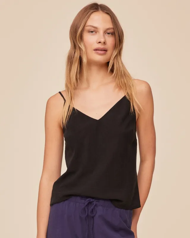 Clean Cami - Vintage Black made by Bella Dahl
