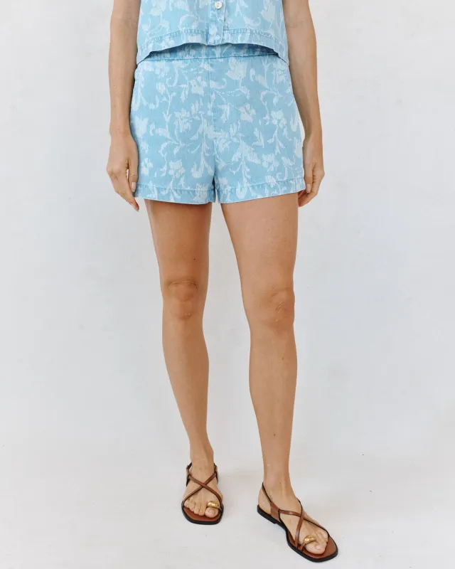 Clean Front Catalina Short - Vintage Fleur Denim made by Bella Dahl