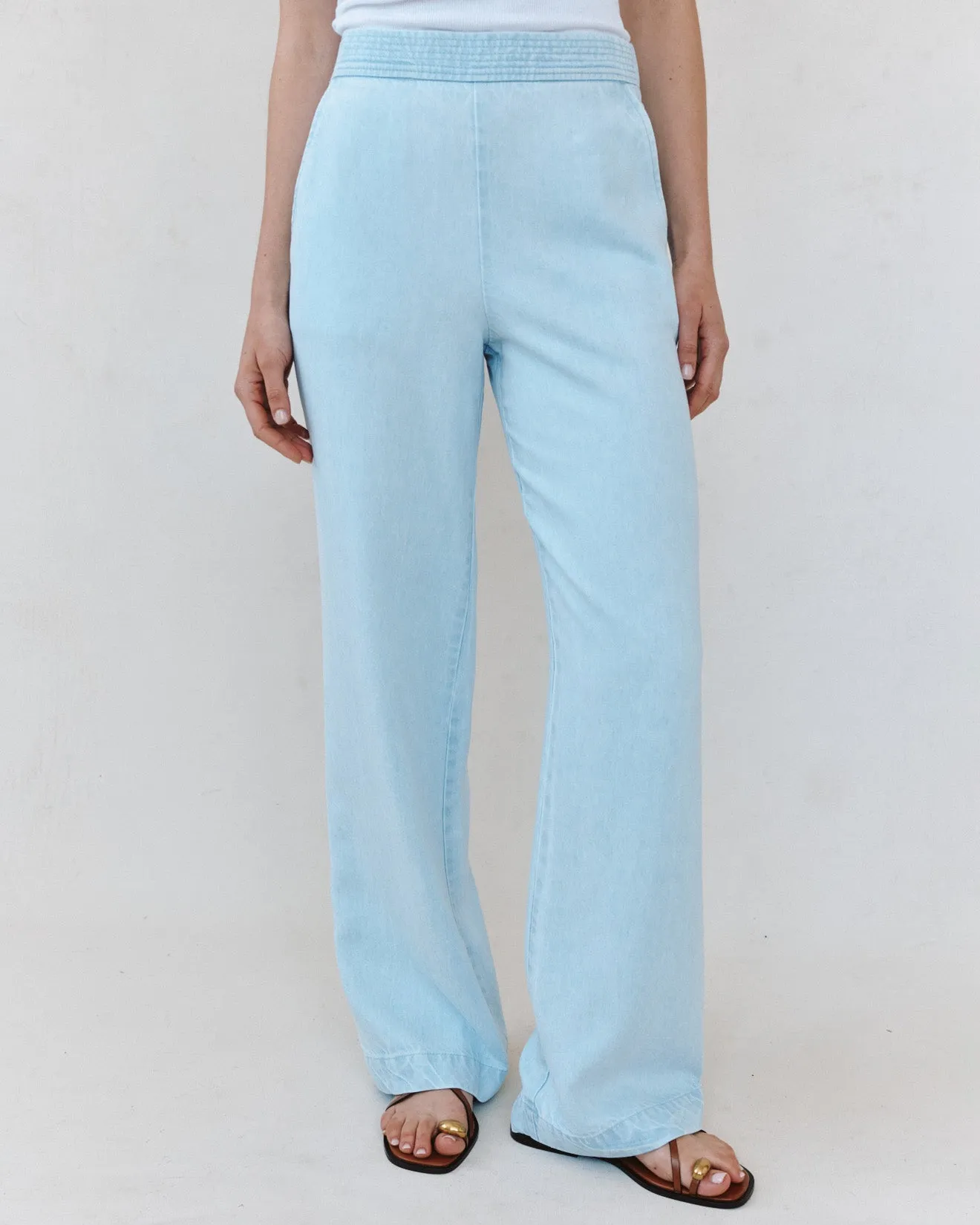 Multi Stitch Catalina Pant - Coastal Fade Wash sold by Bella Dahl product image thumbnail 2