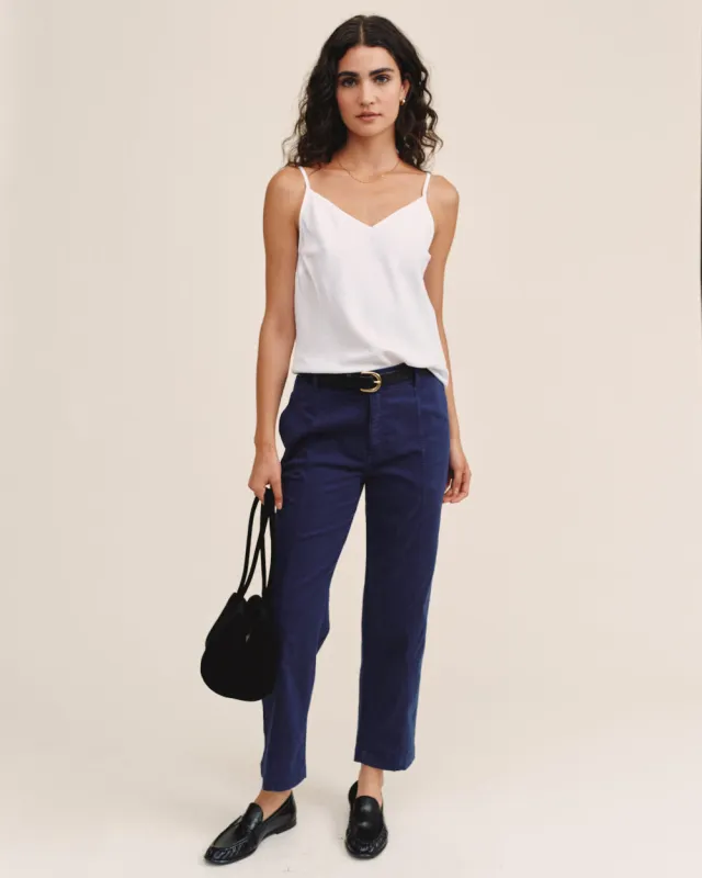 Seamed Soft Barrel With Elastic Back - Cobalt Bay made by Bella Dahl