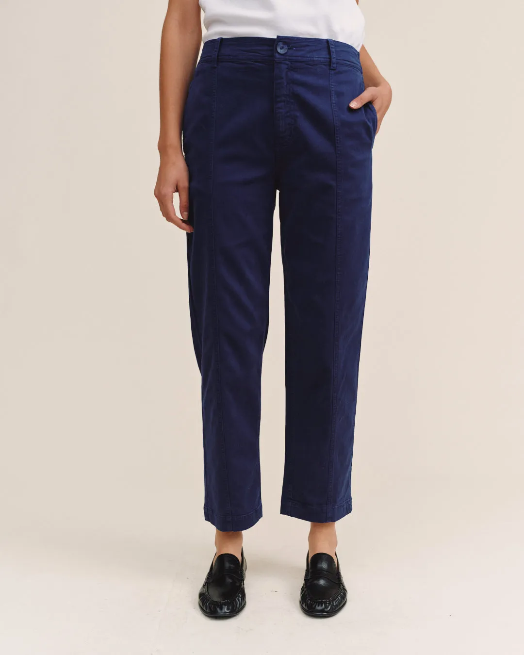 Seamed Soft Barrel With Elastic Back - Cobalt Bay sold by Bella Dahl product image thumbnail 2