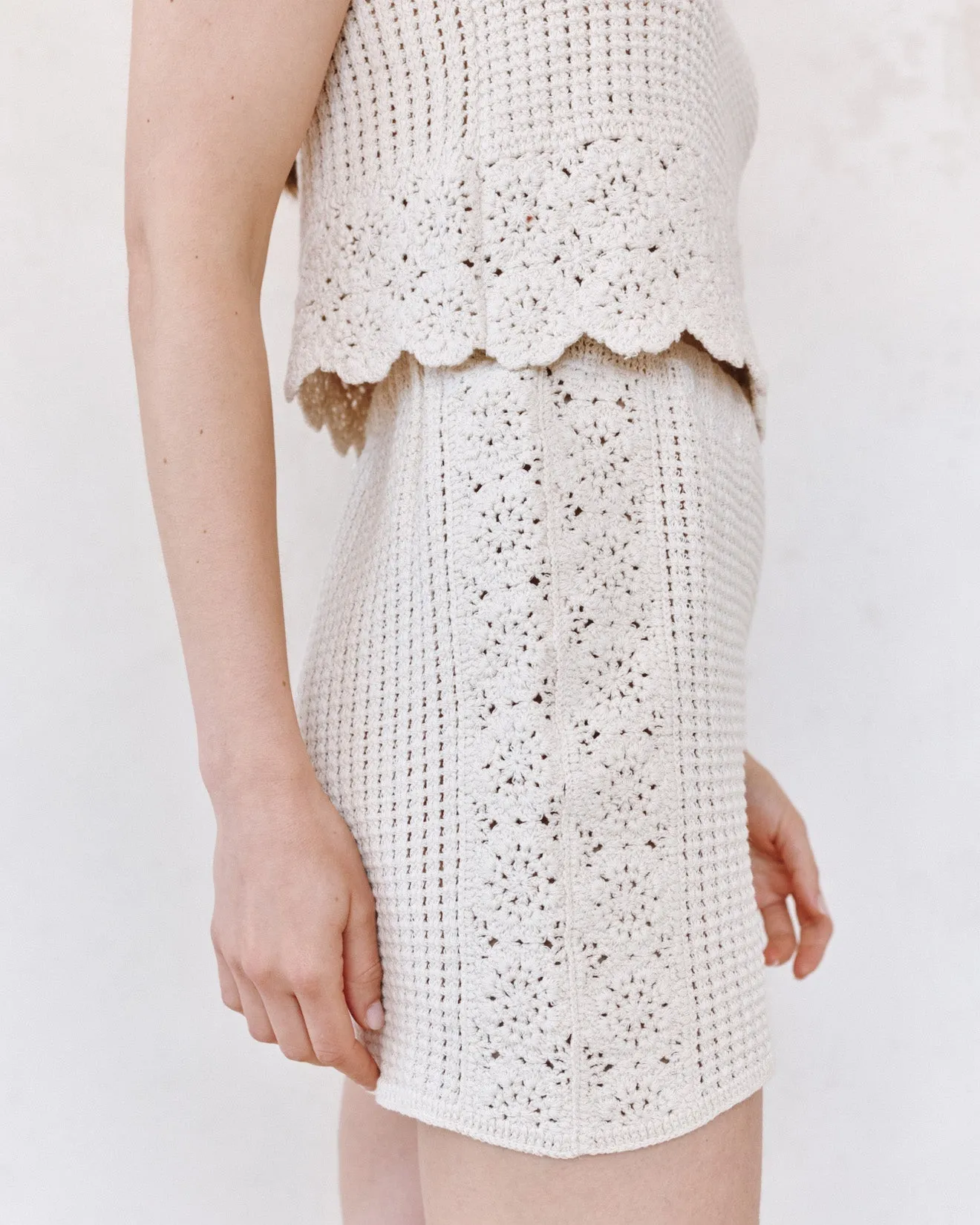 Open Crochet Short - Flower Bloom sold by Bella Dahl product image thumbnail 3