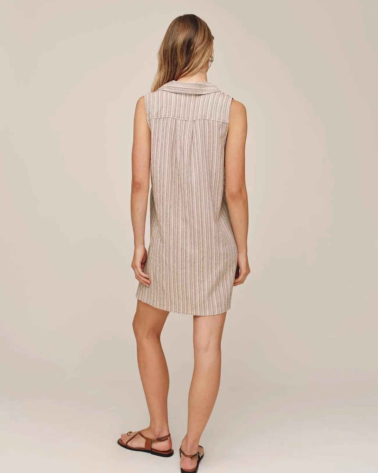 Sleeveless Pullover Mini Dress - Driftwood sold by Bella Dahl product image thumbnail 2