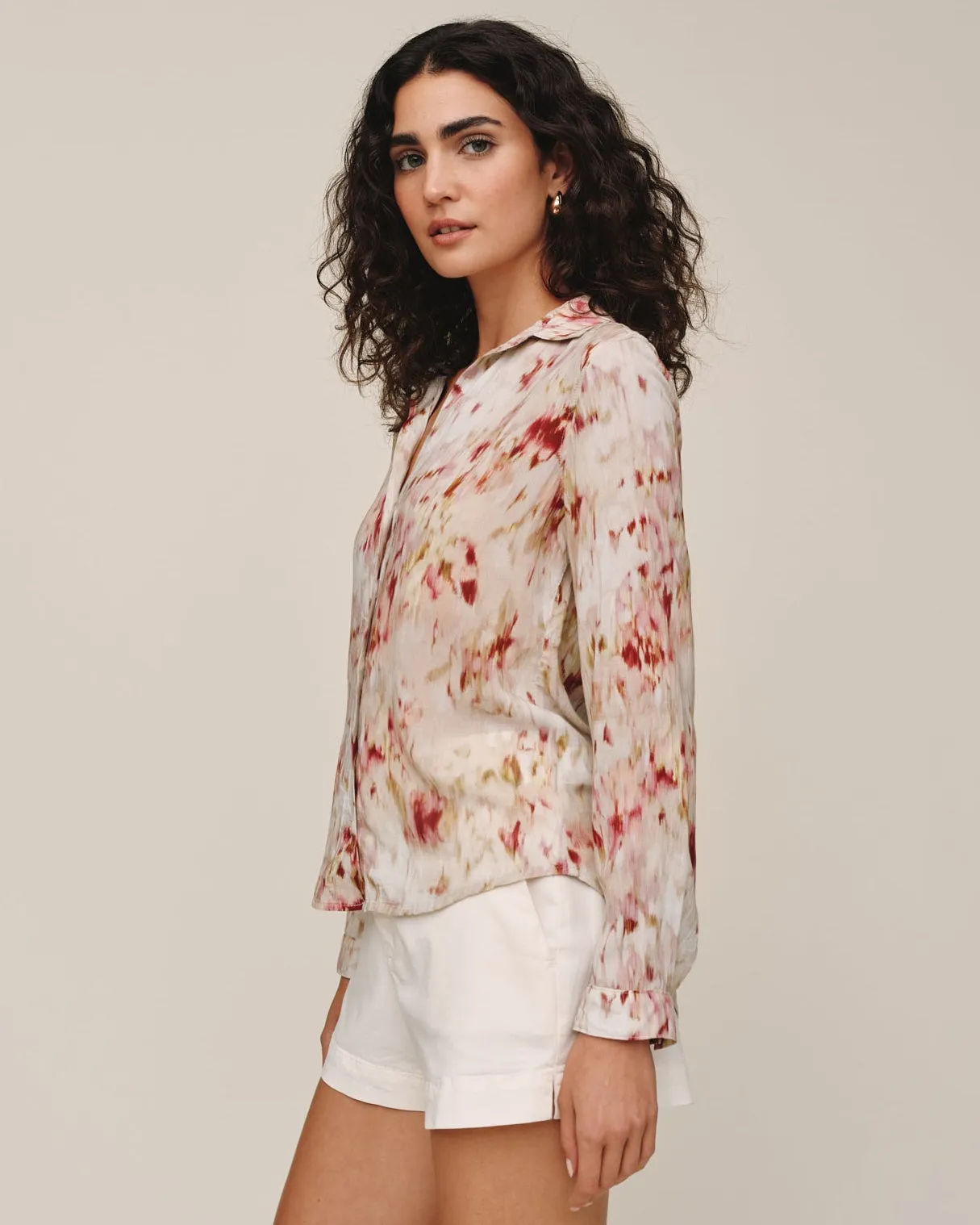 Classic Button Down - Paradise Bloom Print sold by Bella Dahl product image thumbnail 3