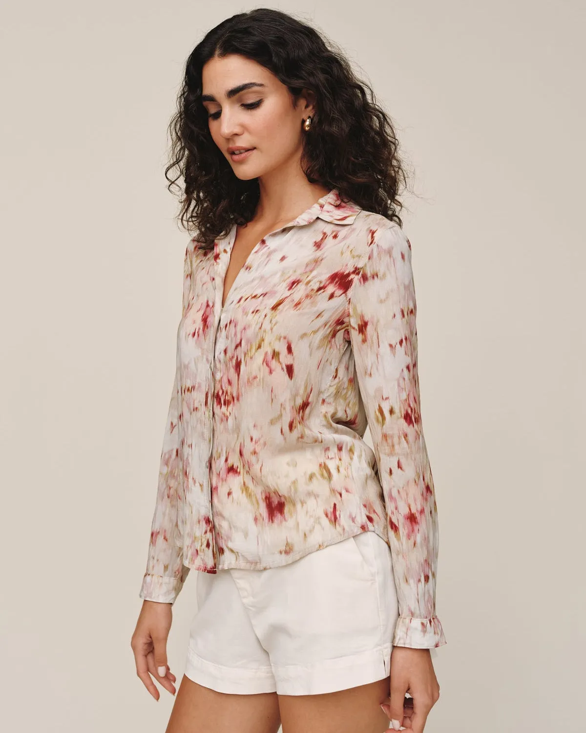 Classic Button Down - Paradise Bloom Print sold by Bella Dahl product image thumbnail 4
