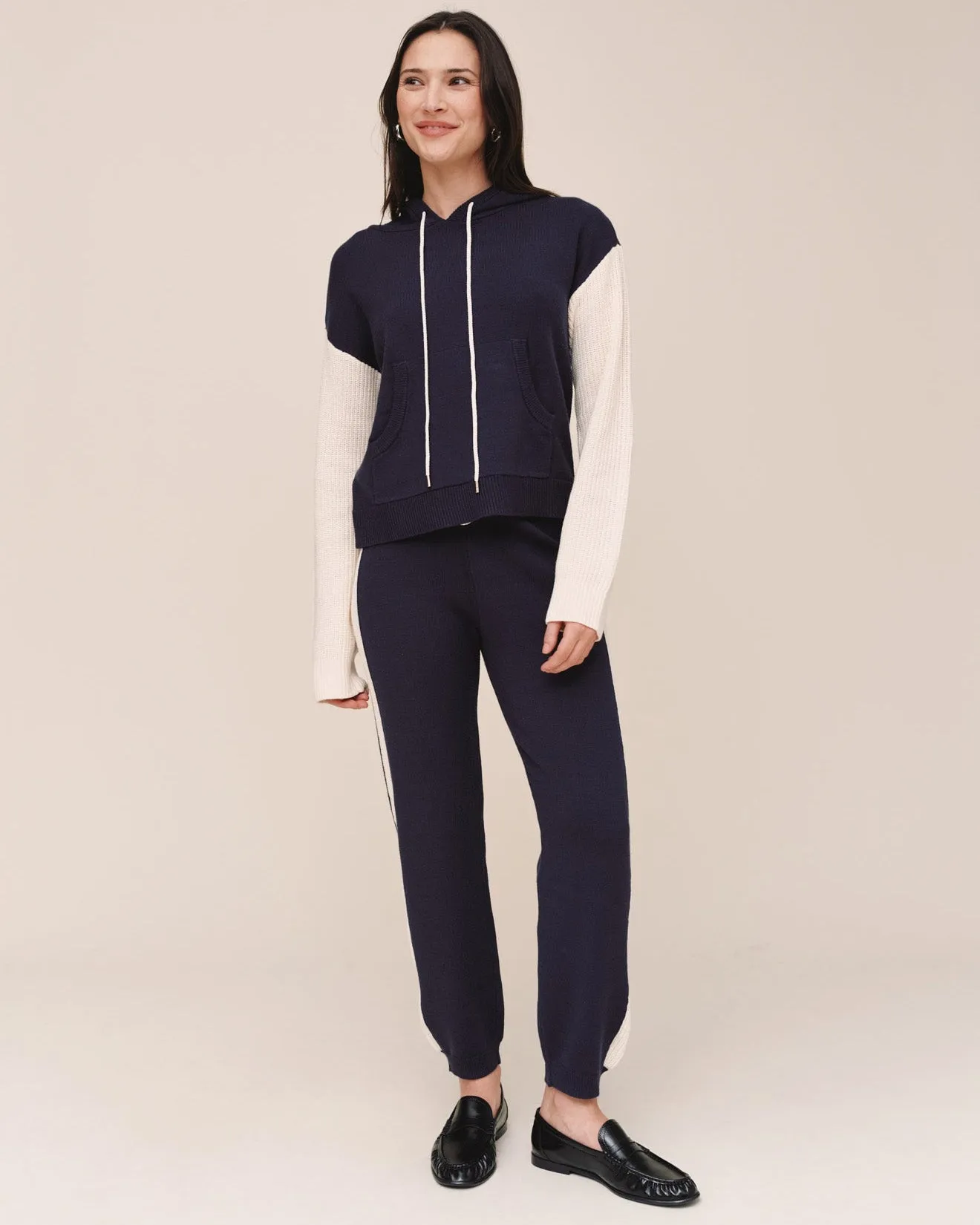 Contrast Hoodie - Midnight Frost sold by Bella Dahl product image thumbnail 5
