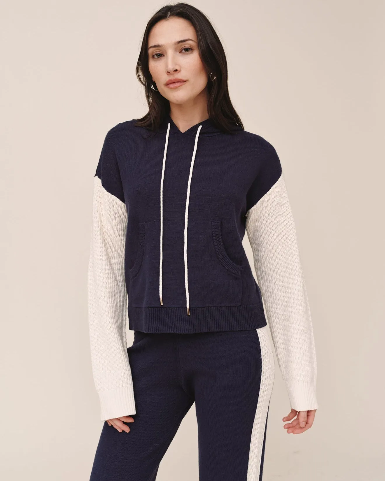 Contrast Hoodie - Midnight Frost sold by Bella Dahl product image thumbnail 4