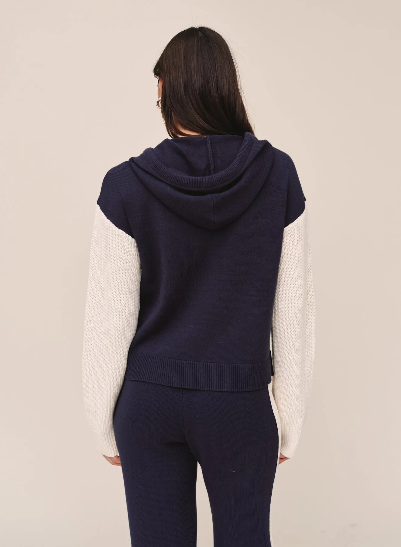 Contrast Hoodie - Midnight Frost sold by Bella Dahl product image thumbnail 2