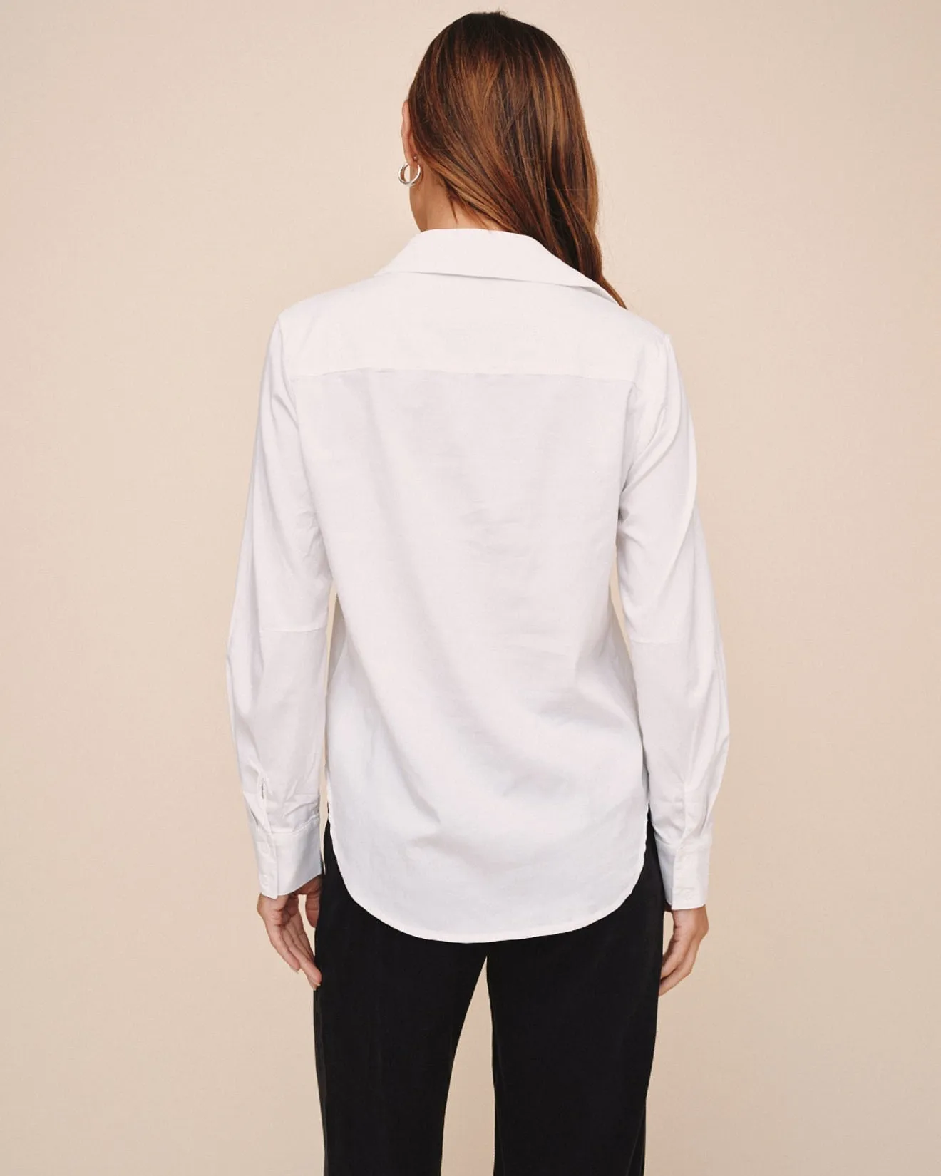 Long Sleeve Clean Shirt - White sold by Bella Dahl product image thumbnail 2