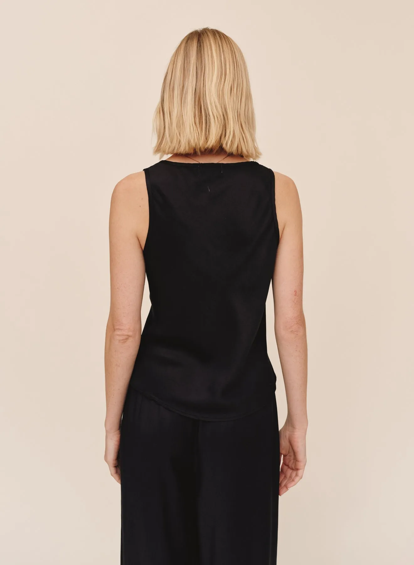 Scoop Neck Tank - Black sold by Bella Dahl product image thumbnail 2