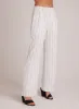 Kate Pleated Pant with Elastic Back - Mala Beach Stripe sold by Bella Dahl