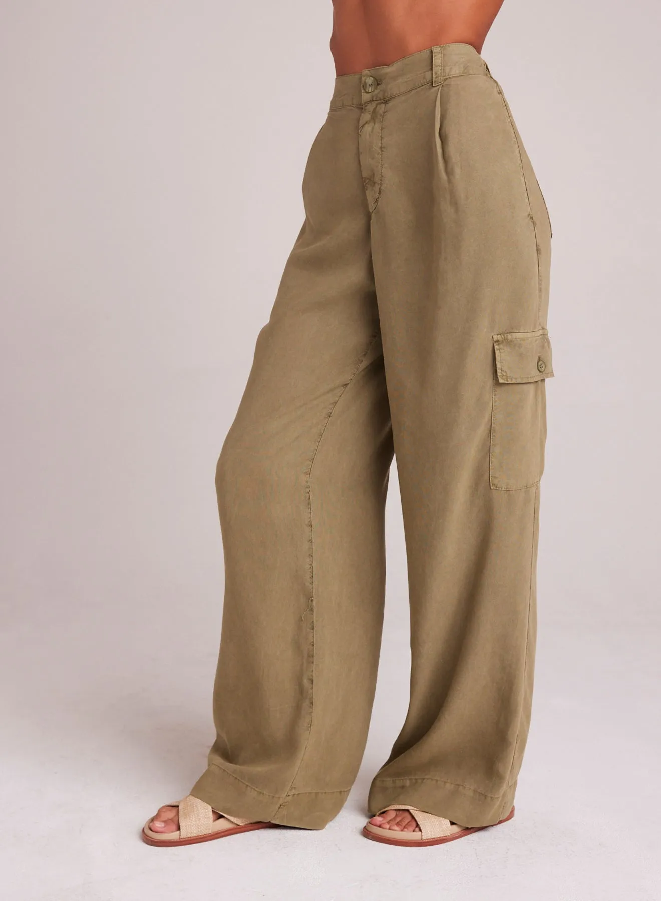 Cargo Wide Leg - French Olive sold by Bella Dahl product image thumbnail 4