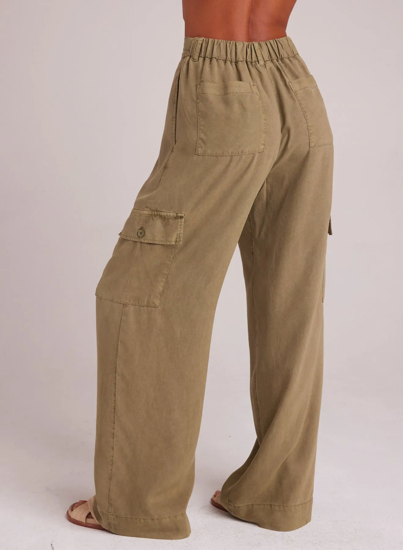 Cargo Wide Leg - French Olive sold by Bella Dahl product image thumbnail 3