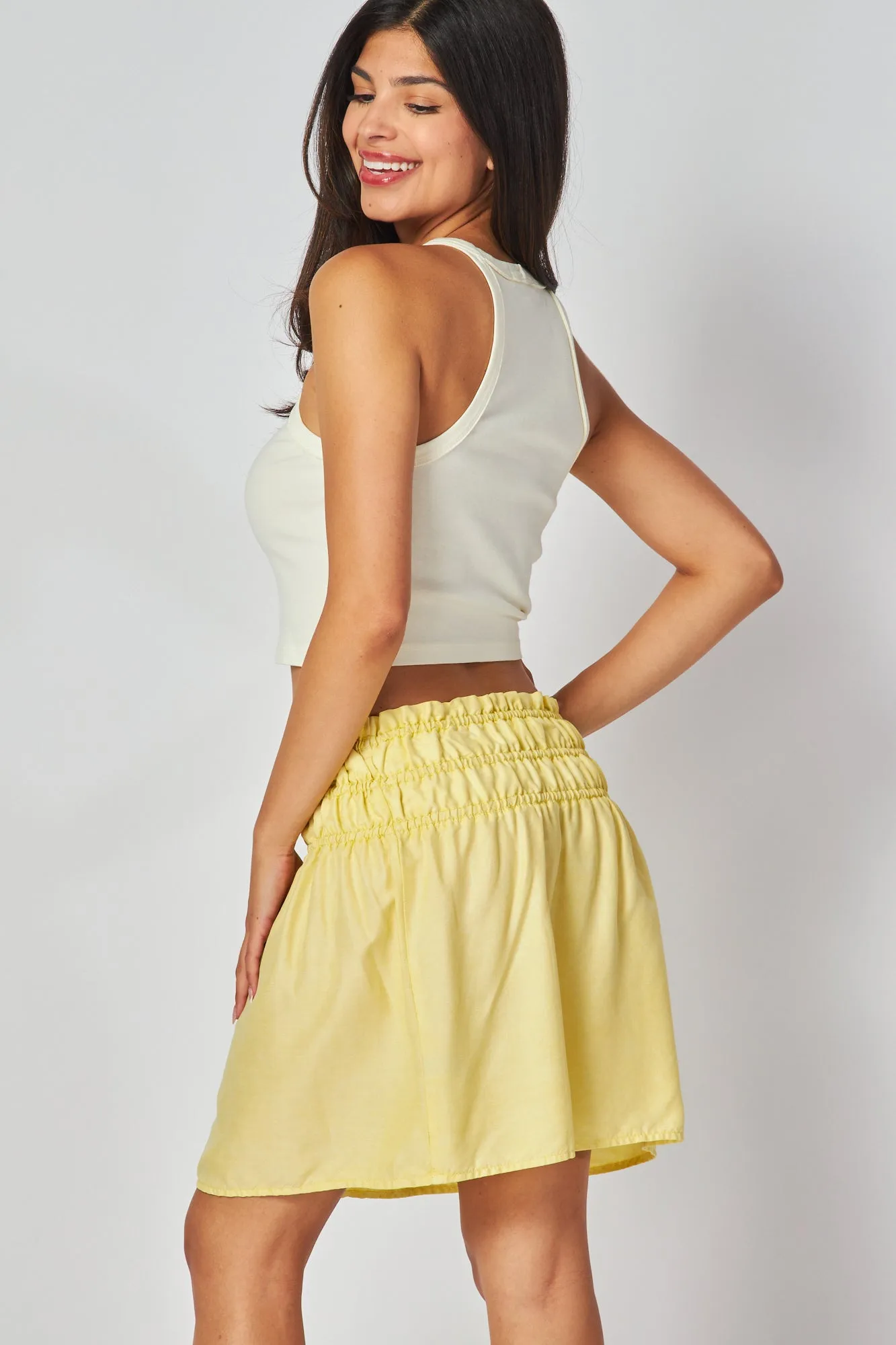 Elastic Shirred Skirt - Sunray sold by Bella Dahl product image thumbnail 2