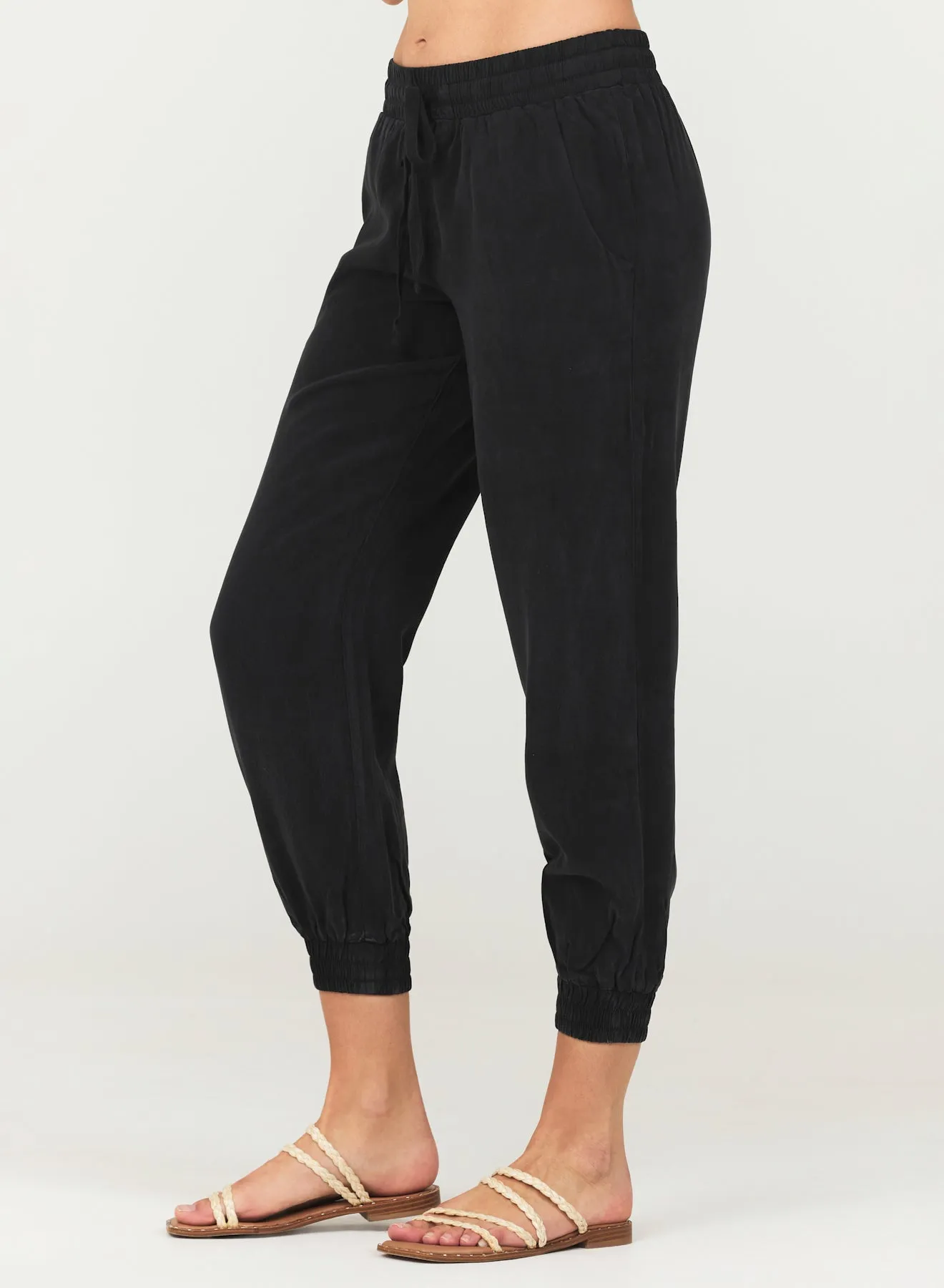 Easy Drawstring Jogger - Vintage Black sold by Bella Dahl product image thumbnail 3