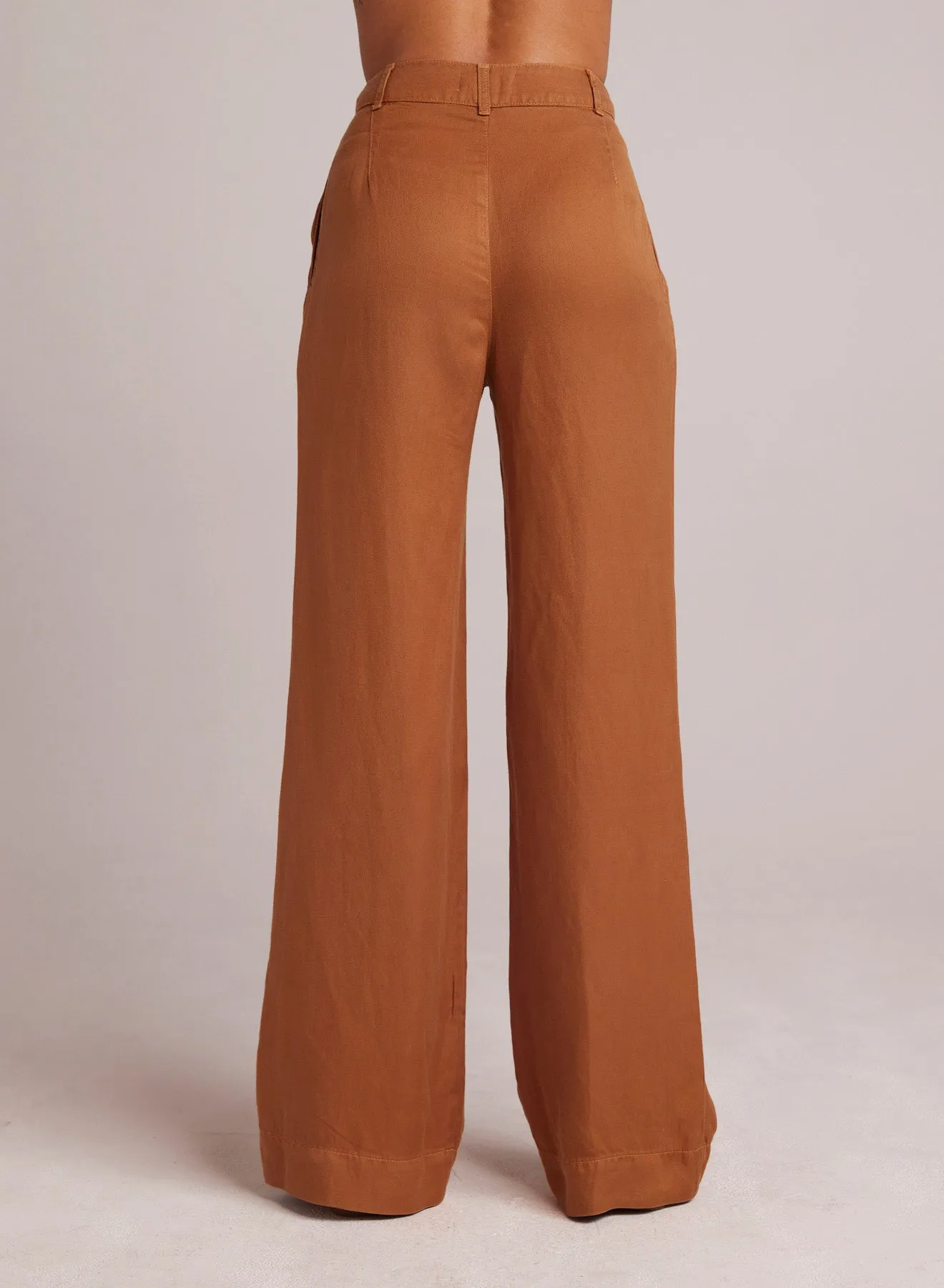 Greta Pleated Wide Leg Trouser - Golden Henna sold by Bella Dahl product image thumbnail 2