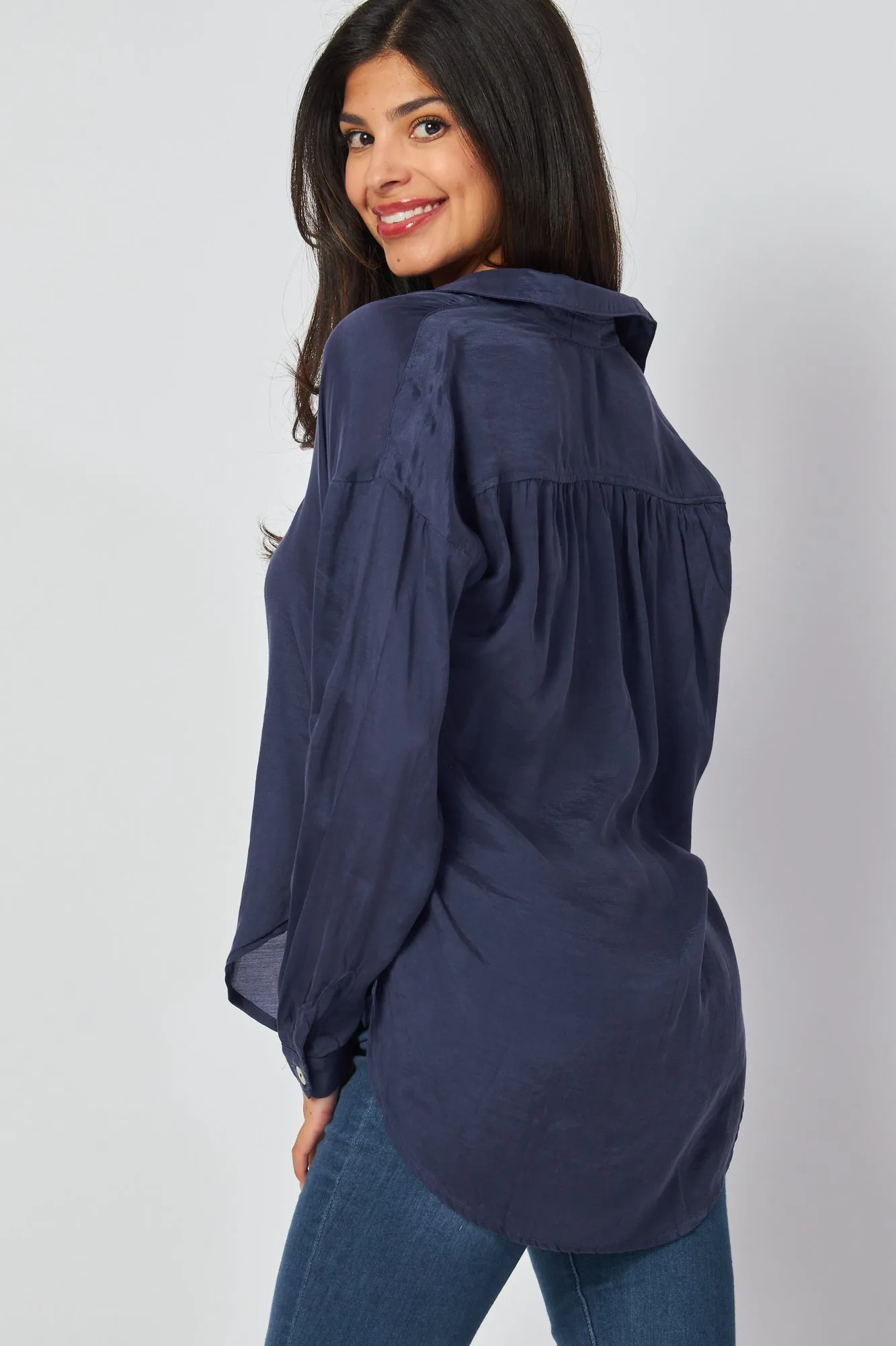 Flowy Beach Shirt - Summer Night sold by Bella Dahl product image thumbnail 2