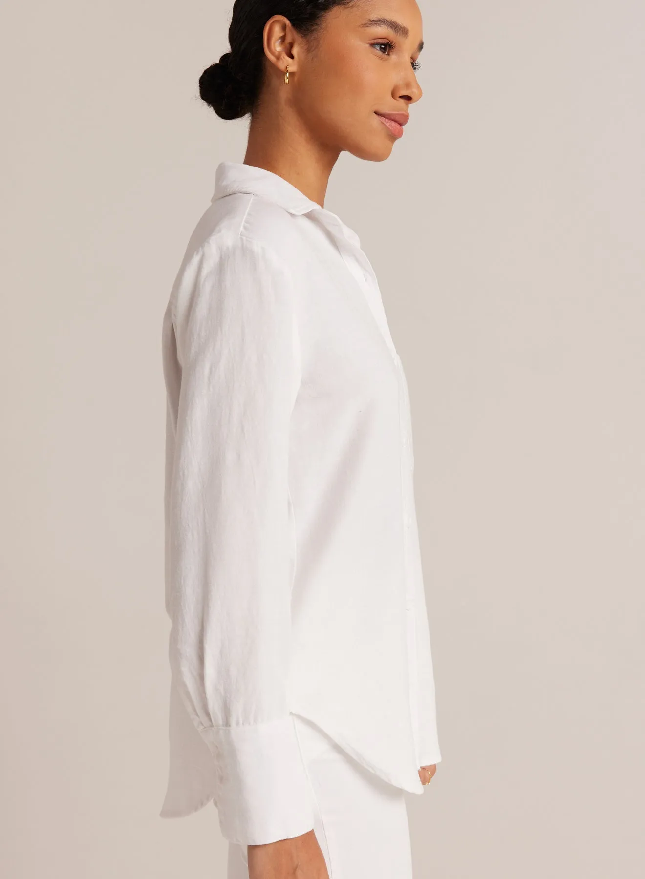 Single Pocket Shirt - White sold by Bella Dahl product image thumbnail 3