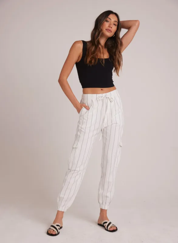 Isla Pleated Jogger - Mala Beach Stripe sold by Bella Dahl