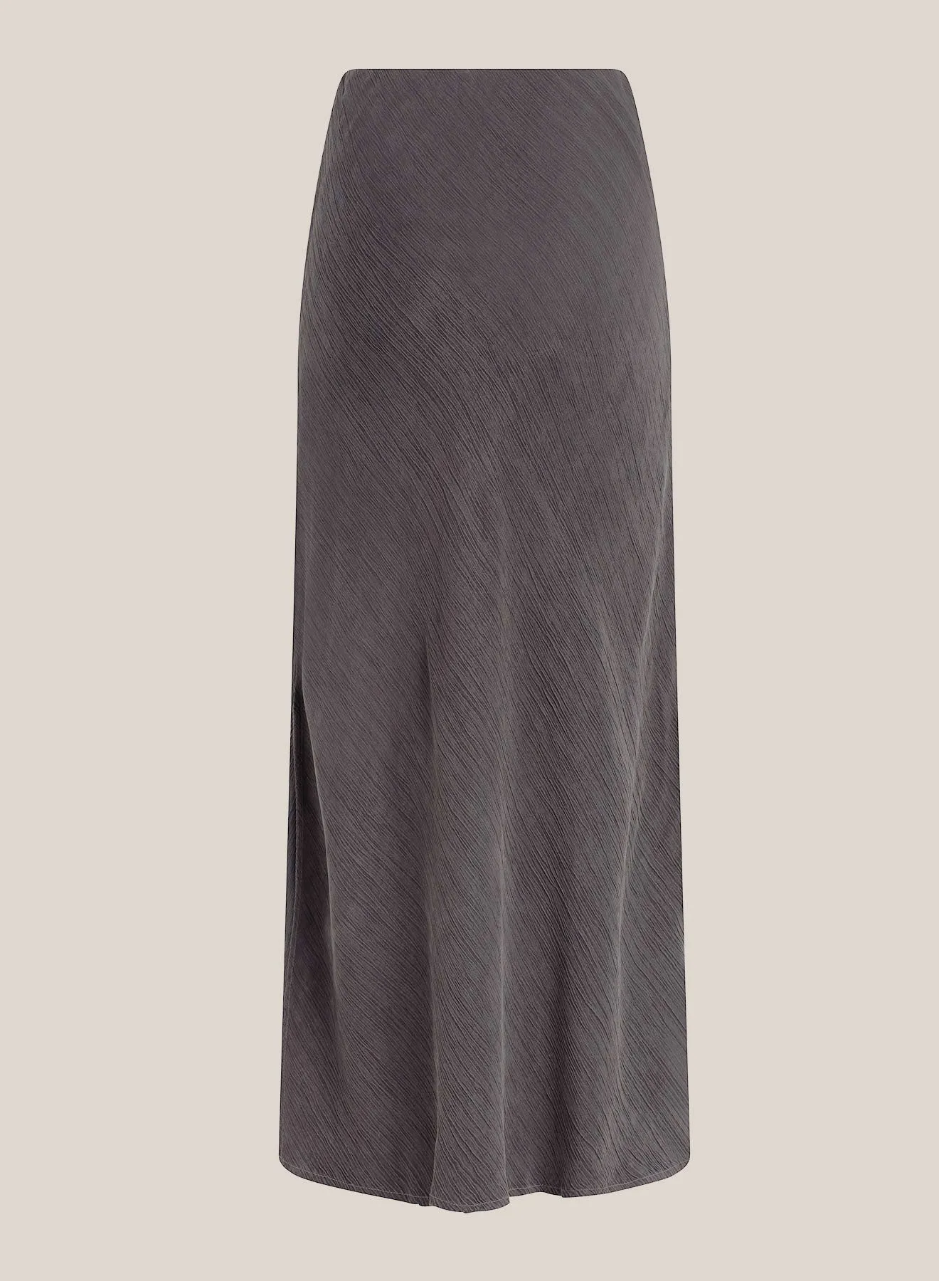 Side Slit Bias Maxi Skirt - Slate Charcoal sold by Bella Dahl