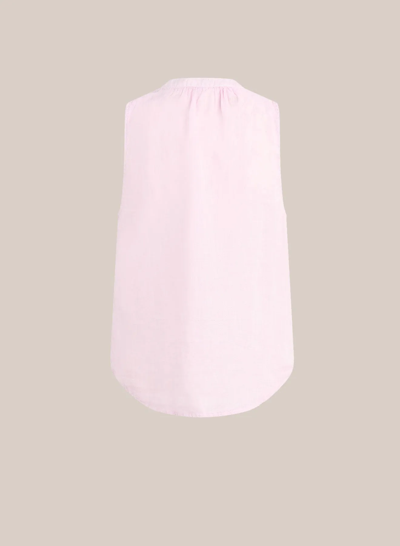 Sleeveless Shirred Shoulder Blouse - Light Orchid sold by Bella Dahl product image thumbnail 2