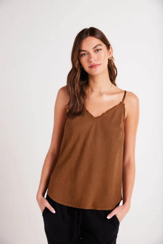 Frayed Cami - Twilight Gold sold by Bella Dahl