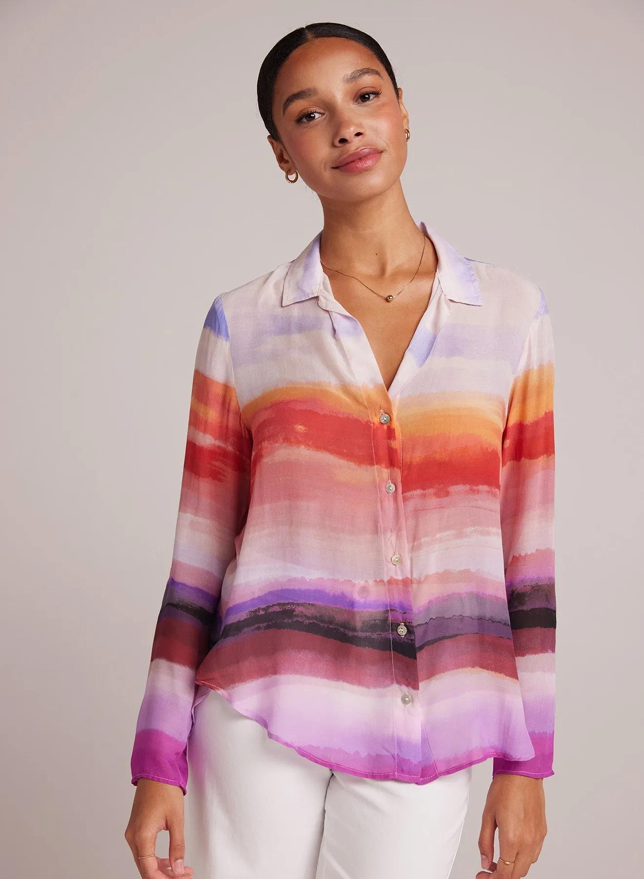 Clean Shirt - Canyon Stripe Print sold by Bella Dahl product image thumbnail 2