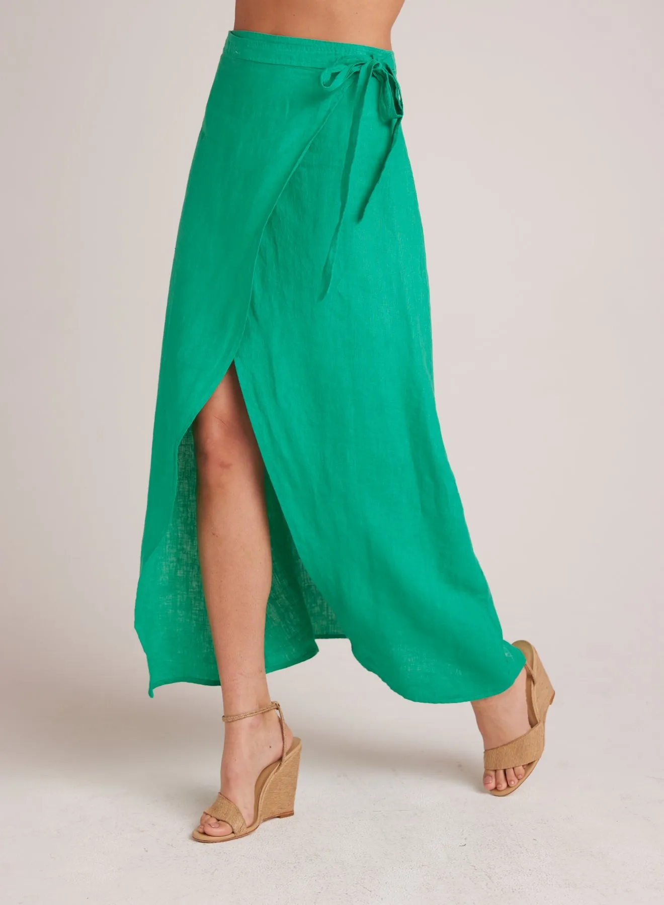 Maxi Wrap Skirt - Tropical Green sold by Bella Dahl product image thumbnail 4