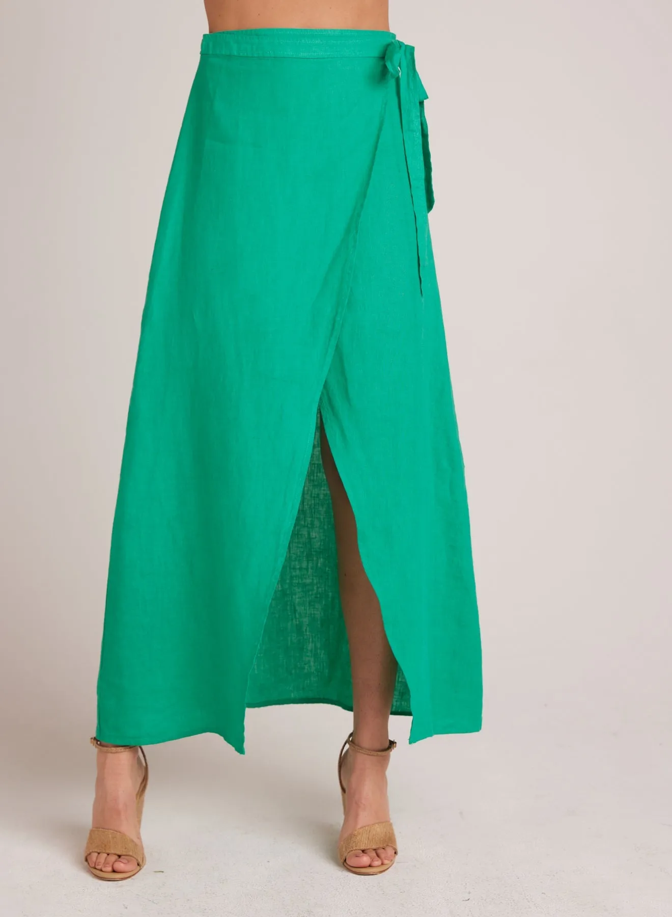 Maxi Wrap Skirt - Tropical Green sold by Bella Dahl product image thumbnail 2
