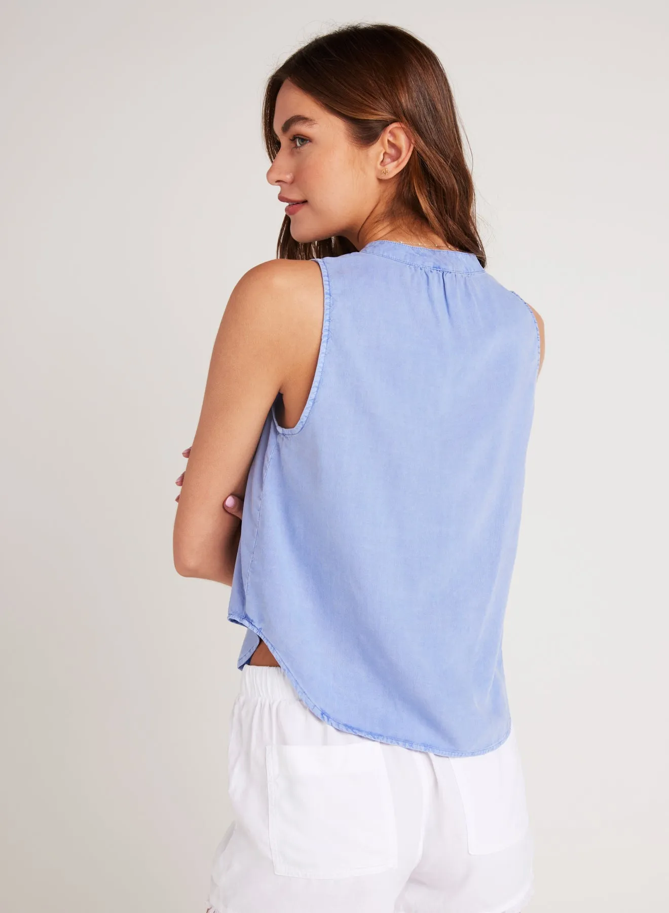 Sleeveless Pullover - Peri Blue sold by Bella Dahl product image thumbnail 2