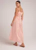 Shirred Cami Maxi Dress - Sunset Blaze Stripe sold by Bella Dahl