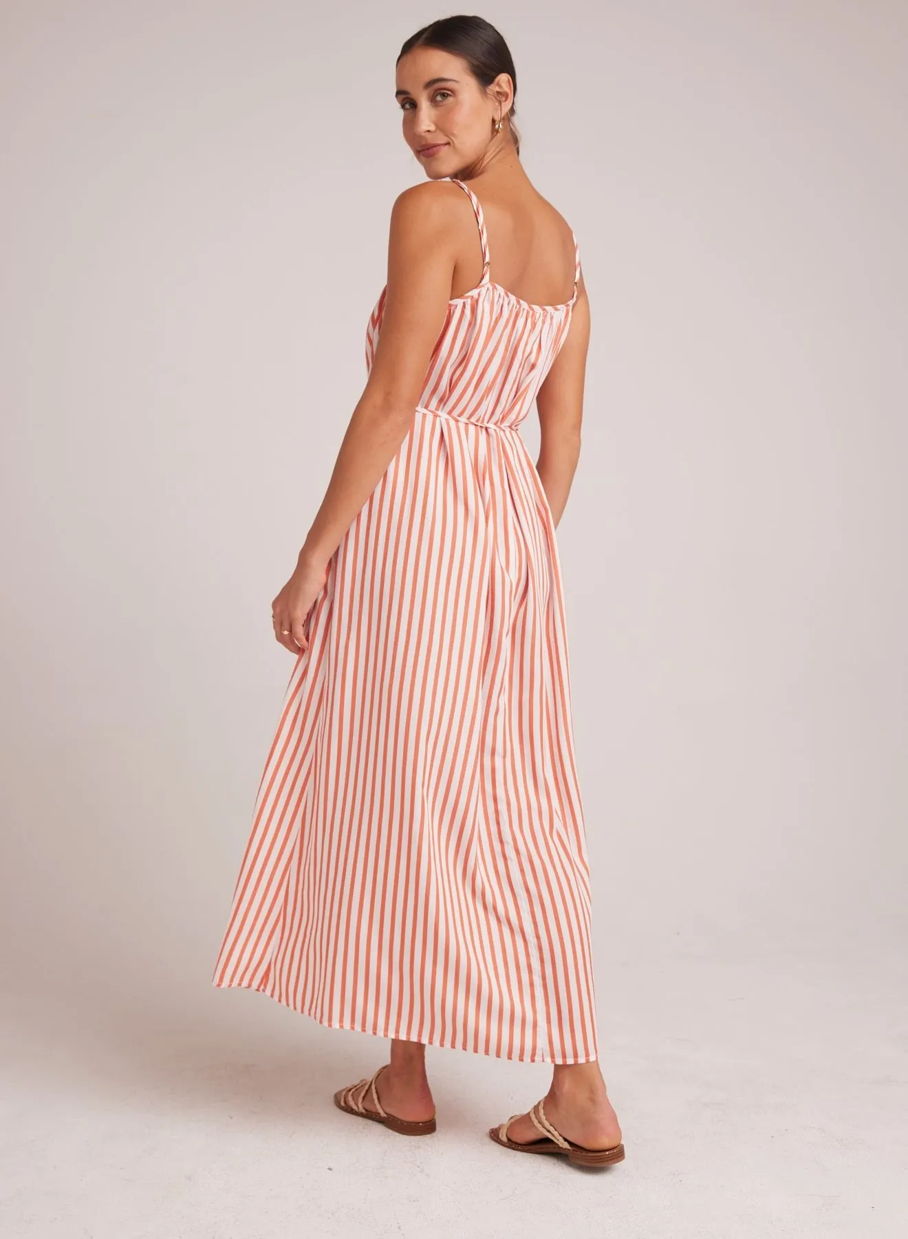 Shirred Cami Maxi Dress - Sunset Blaze Stripe sold by Bella Dahl product image thumbnail 2