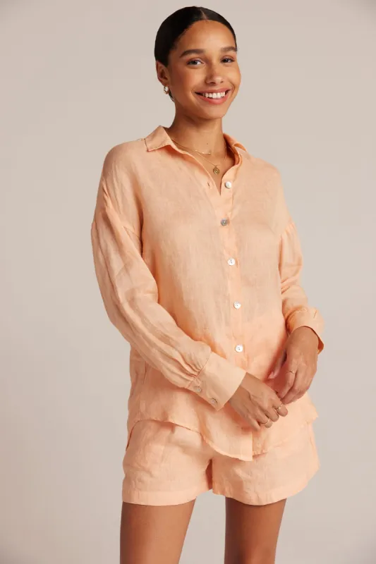 Boyfriend Button Down - Peach Parker sold by Bella Dahl