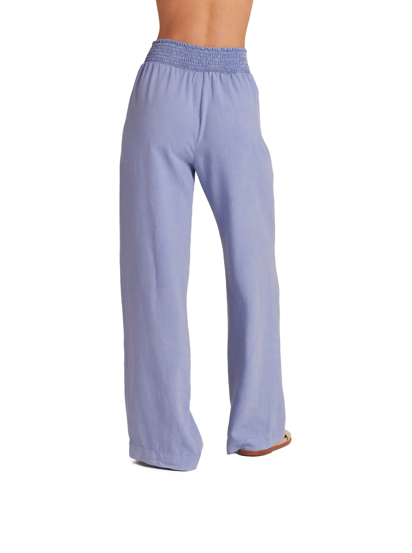 Smocked Waist Wide Leg - Peri Blue sold by Bella Dahl product image thumbnail 4