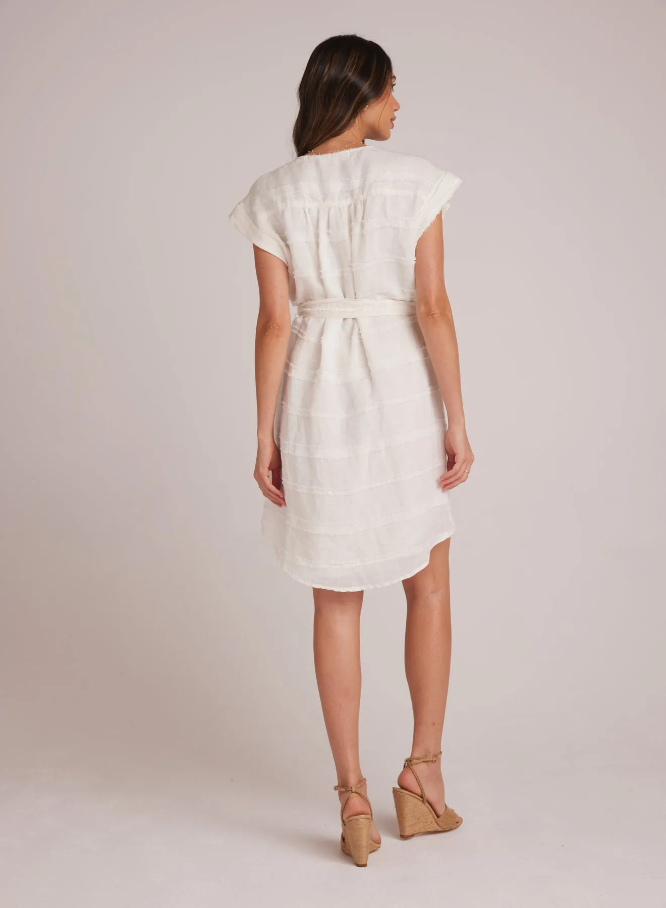 Belted Cap Sleeve Dress - White sold by Bella Dahl product image thumbnail 2