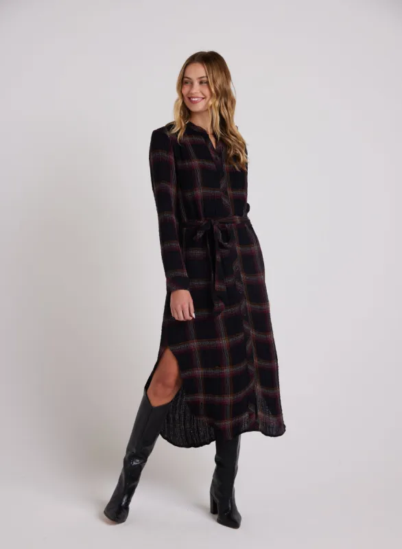 Flowy Hem Maxi Dress - Autumn Sunset Plaid sold by Bella Dahl