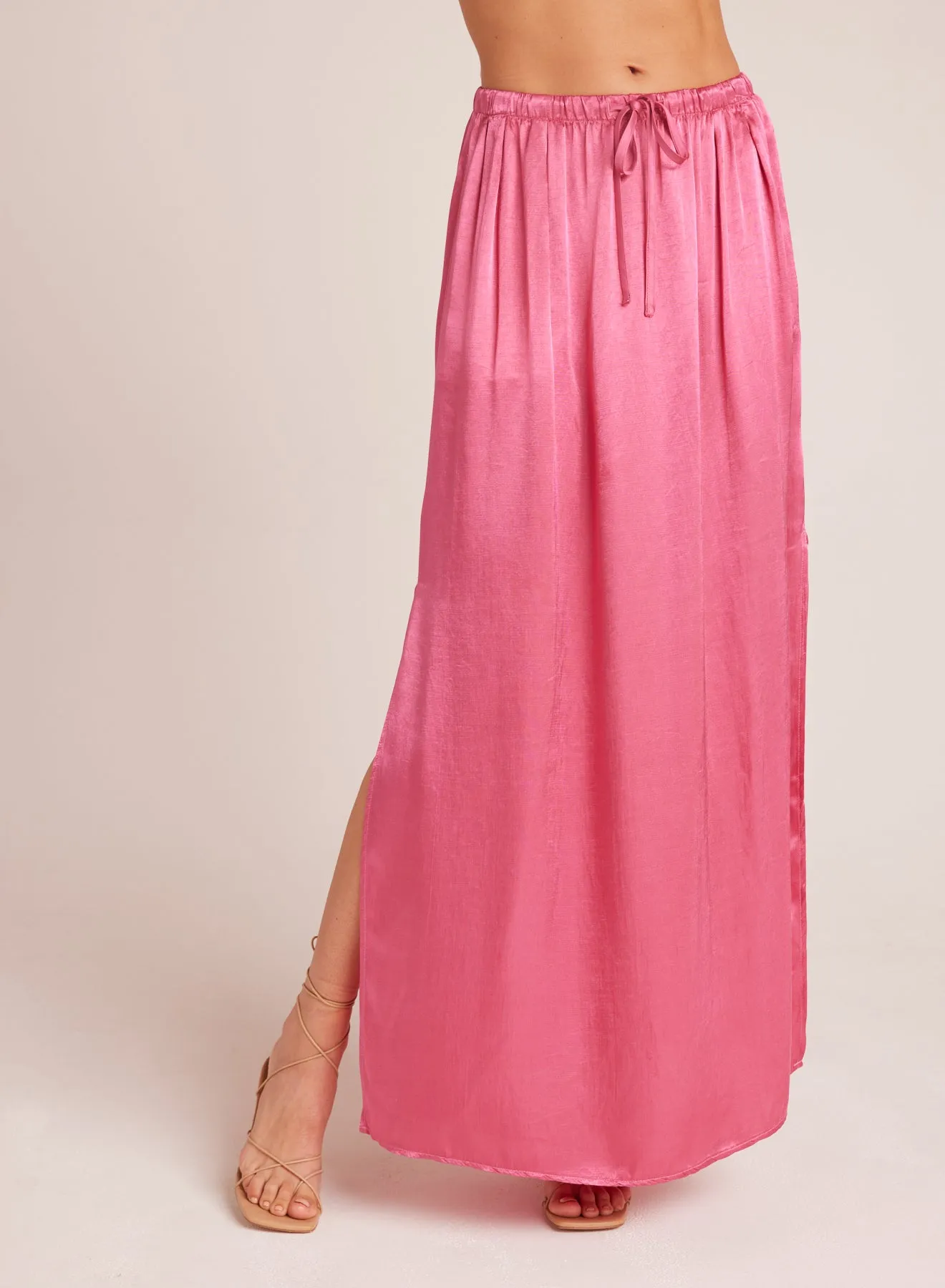 Pleat Front Maxi Skirt - Tidal Pink sold by Bella Dahl product image thumbnail 2