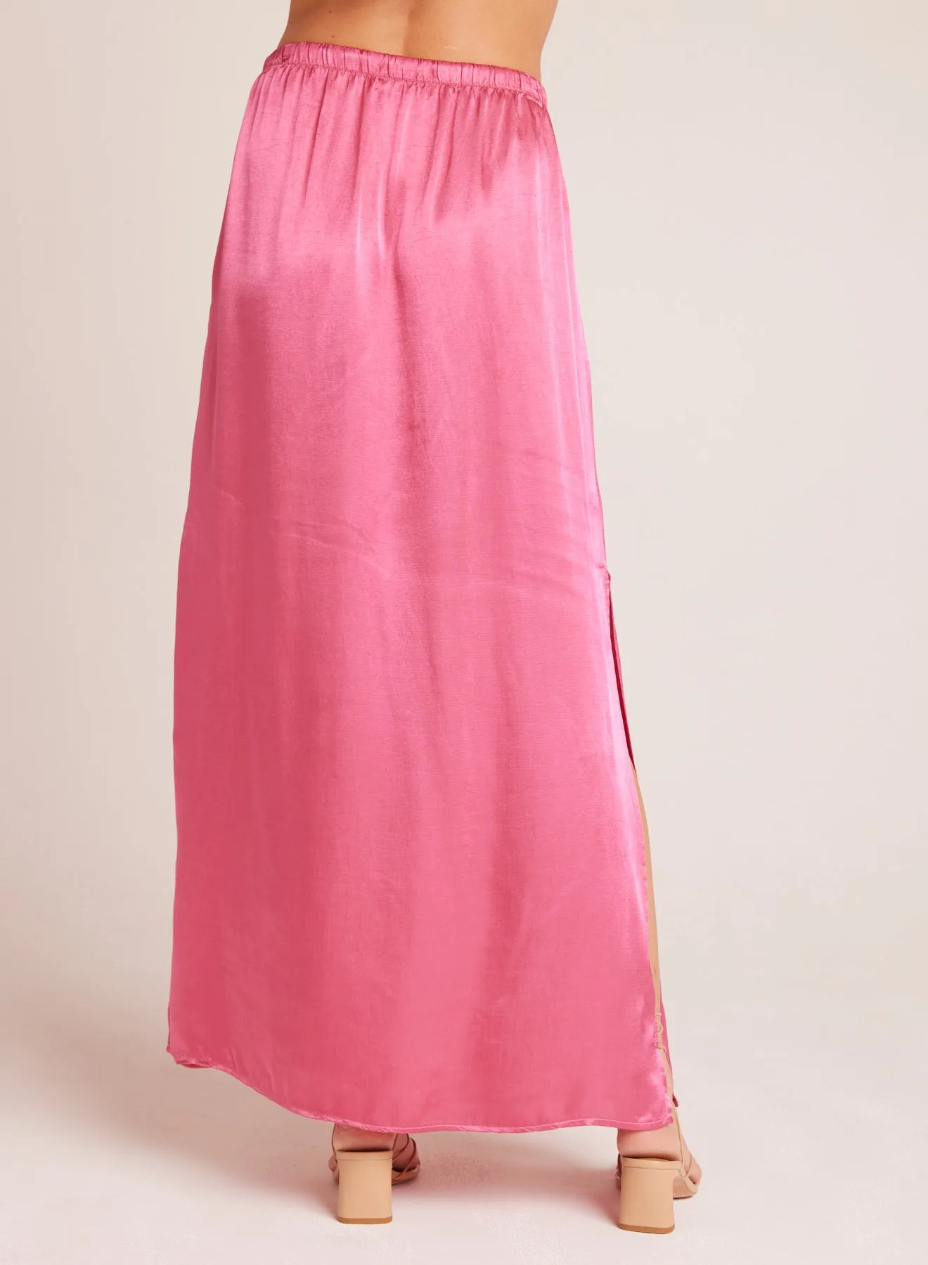 Pleat Front Maxi Skirt - Tidal Pink sold by Bella Dahl product image thumbnail 3
