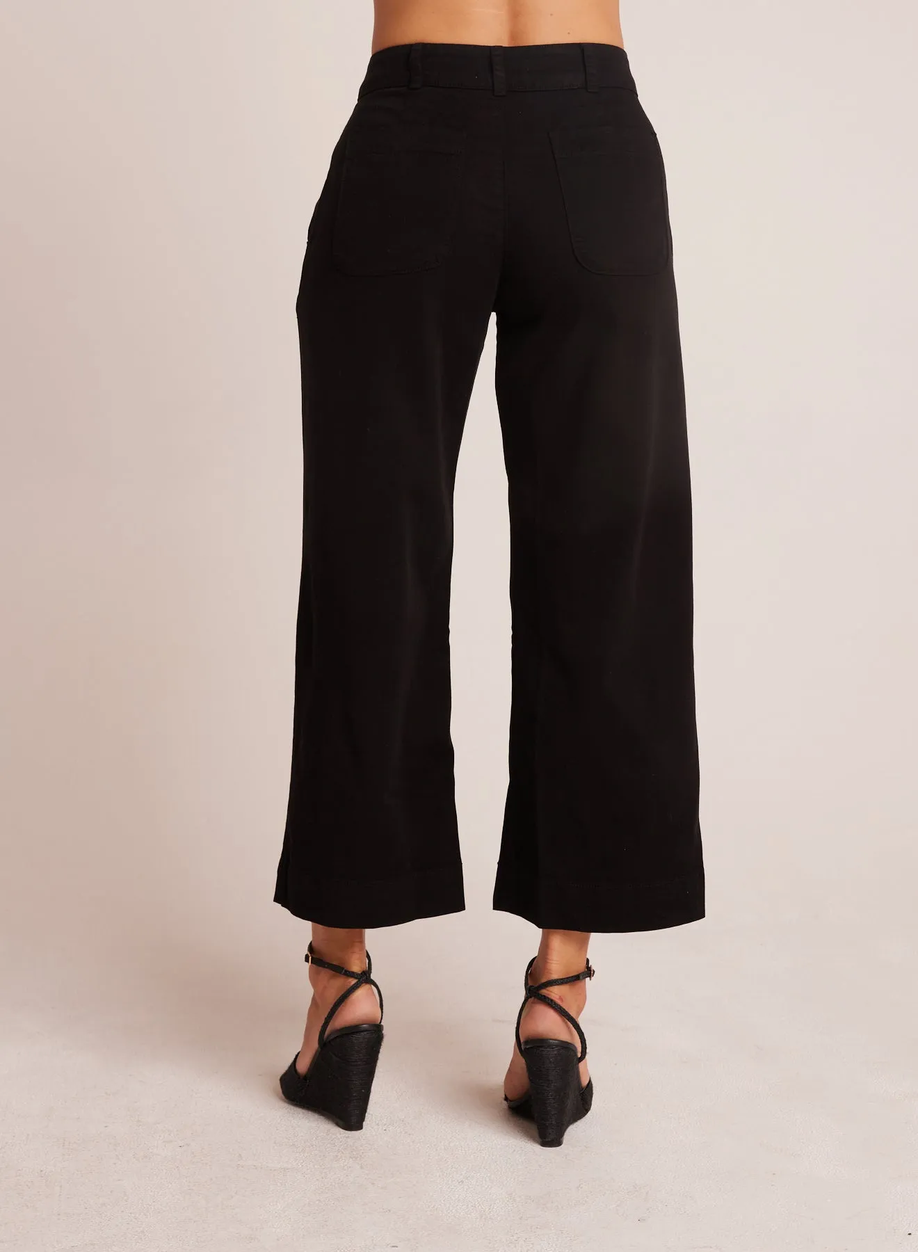Saige Wide Leg Crop - Black sold by Bella Dahl product image thumbnail 2