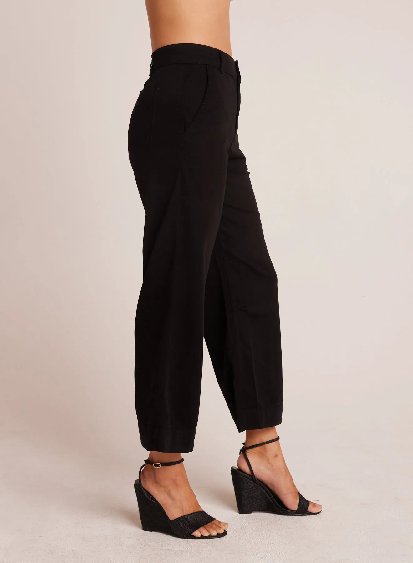 Saige Wide Leg Crop - Black sold by Bella Dahl product image thumbnail 3